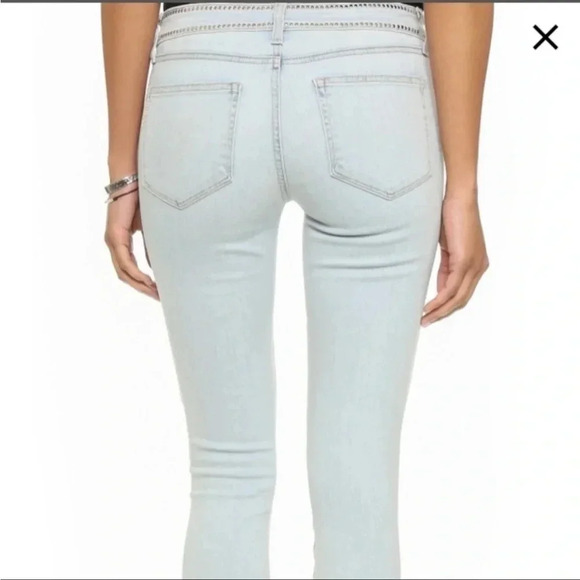 Paige studded Verdugo ankle denim in studded imperial - Picture 3 of 16